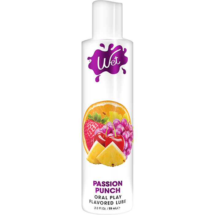 Wet Flavored Passion Punch Edible Lubricant