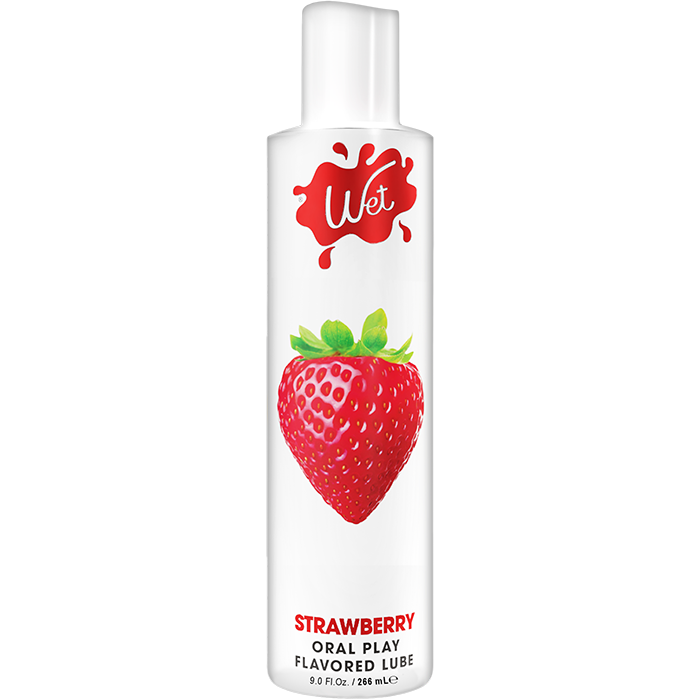 Wet Flavored Sultry Strawberry Edible Lubricant