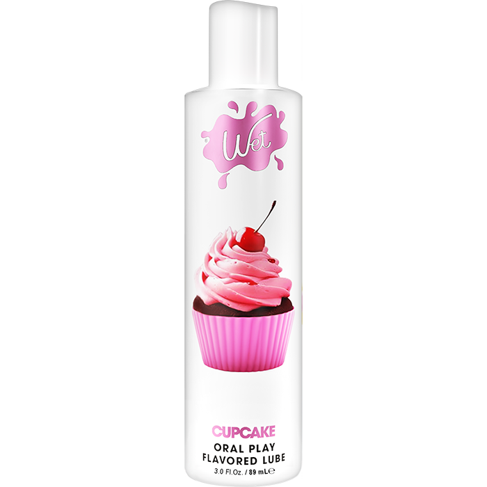 Wet Flavored Cupcake Edible Lubricant
