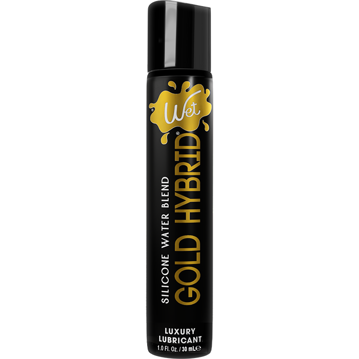 Wet Gold Luxury Hybrid Water Silicone Blend Lubricant