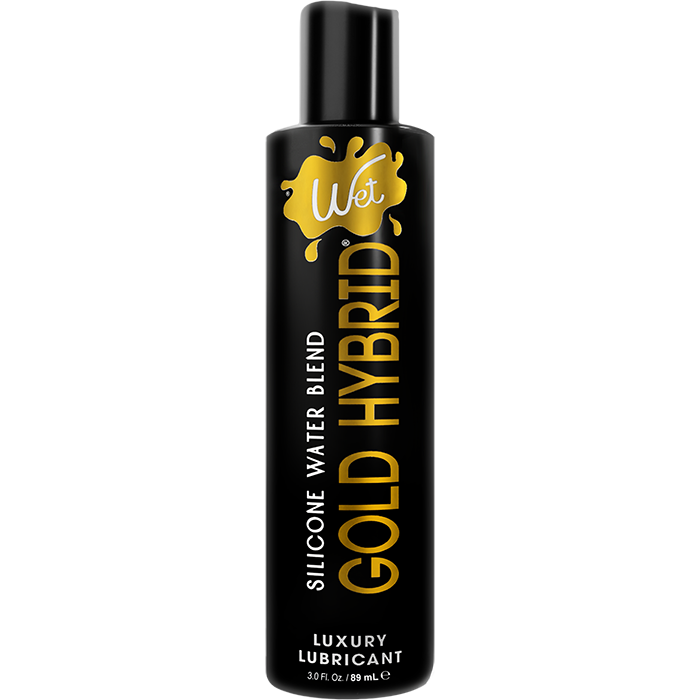 Wet Gold Luxury Hybrid Water Silicone Blend Lubricant
