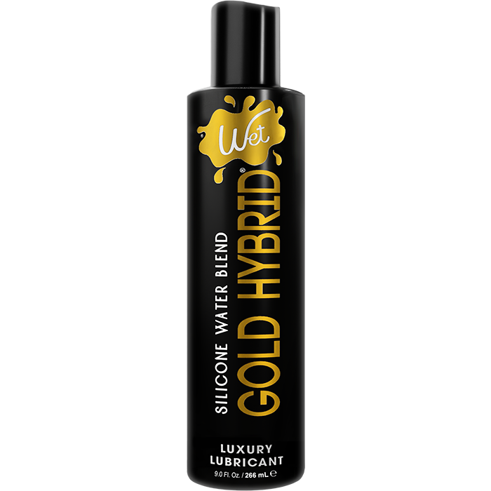 Wet Gold Luxury Hybrid Water Silicone Blend Lubricant