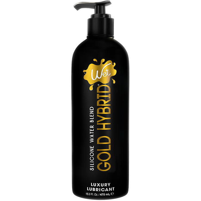 Wet Gold Luxury Hybrid Water Silicone Blend Lubricant