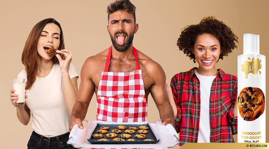 Wet Flavored Chocolate Chip Cookie Edible Lubricant
