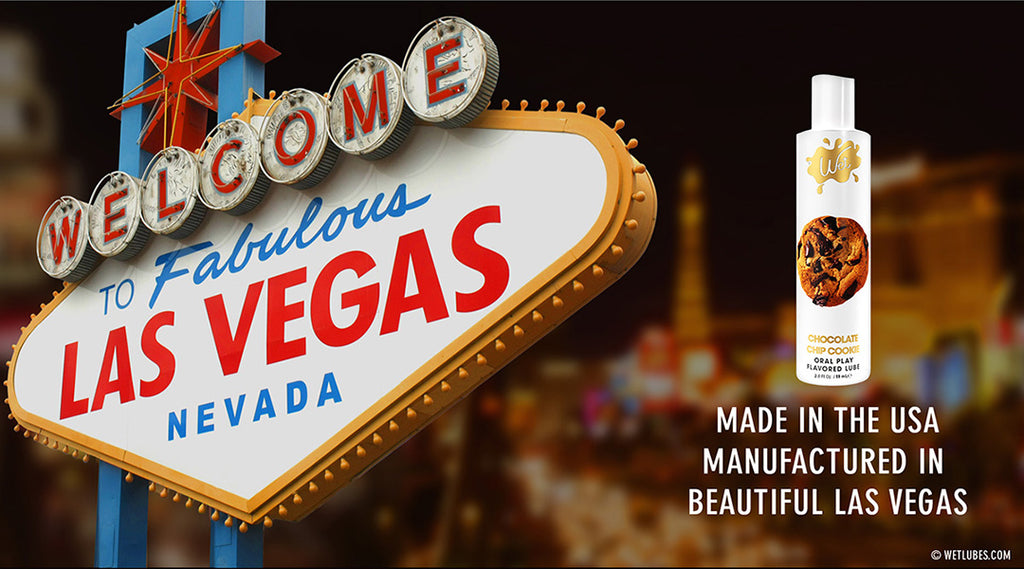 Wet Flavored Cupcake Edible Lubricant - Made in the USA - Manufactured in Beautiful Las Vegas