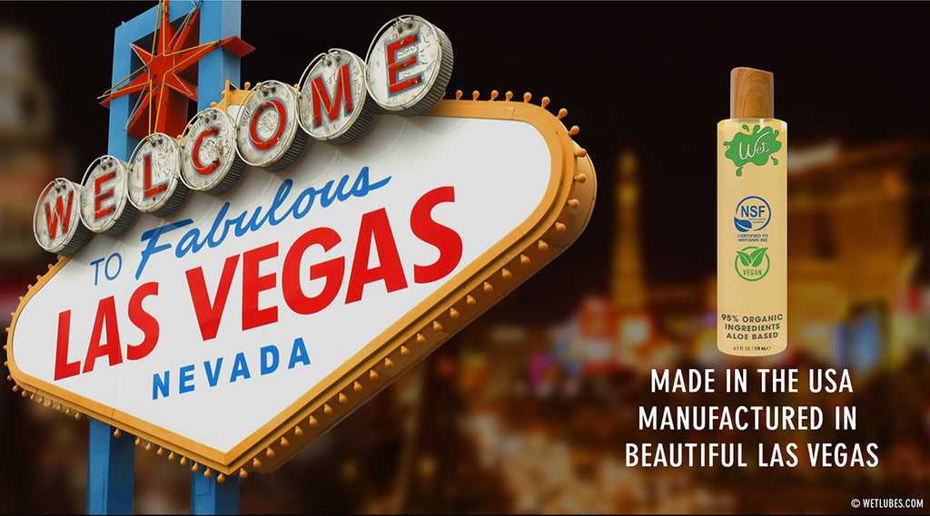 Wet Essential95 95% Organic Aloe Vera Based Lube - Manufactured in Beautiful Las Vegas