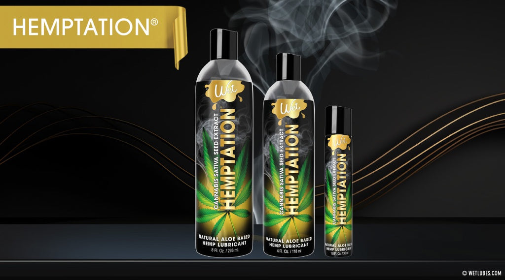 Wet Hemptation Natural Aloe Based Lubricant