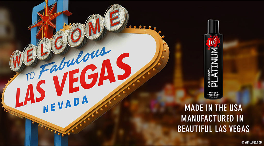 WET Platinum Luxury Silicone Lubricant - Made in the USA - Manufactured in Beautiful Las Vegas