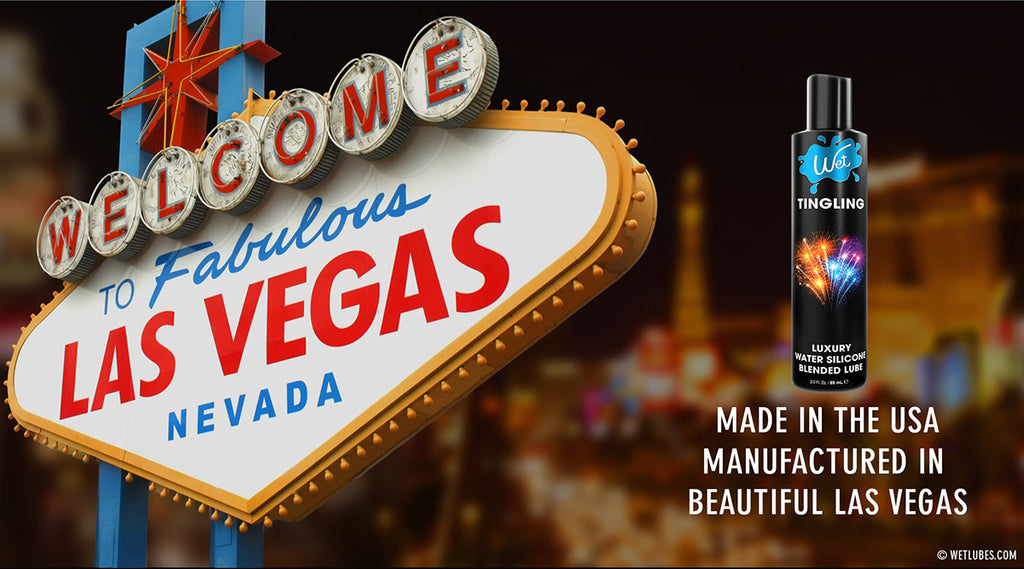 Wet Cool Tingle Sex Lubricant - Manufactured in Beautiful Las Vegas