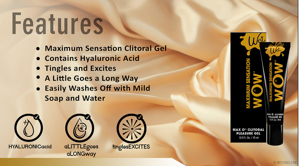 Wet Wow Max O Clitoral Arousal Gel - Unmatched Formula!