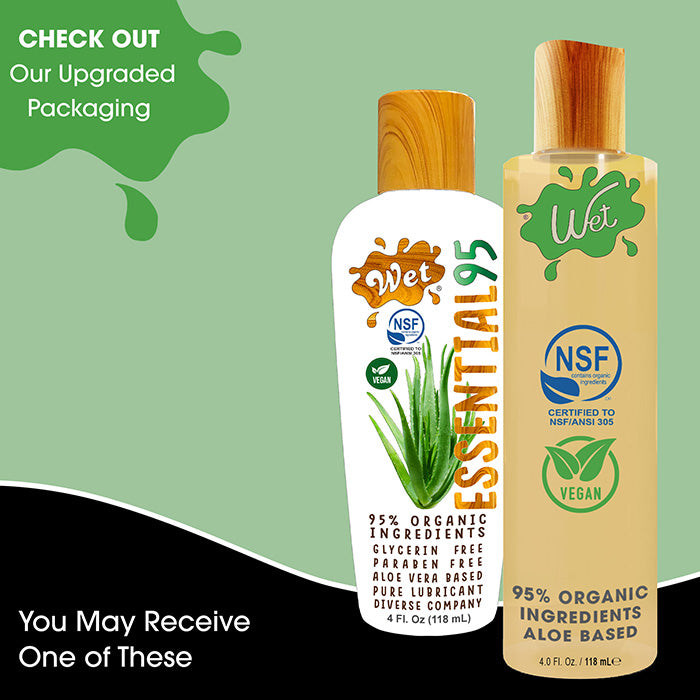 Wet Essential95 95% Organic Aloe Vera Based Lube