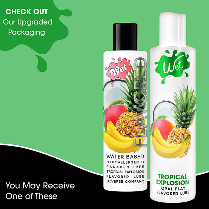 Wet Flavored Tropical Explosion Edible Lubricant